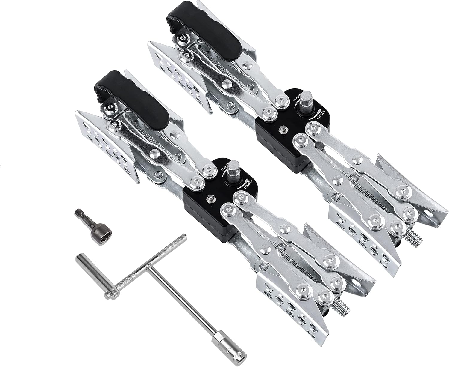 X-Shaped Wheel Chock Stabilizer for Tandem-Axle Trailer RV Tire D2942