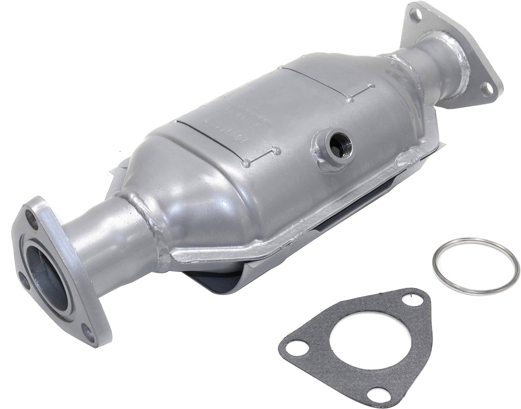 Silver Powder-Coated Catalytic Converter with Heat Shield U183