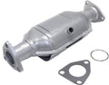 Silver Powder-Coated Catalytic Converter with Heat Shield U183