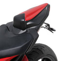 Matte Gray Satin Black Seat Cover I1086