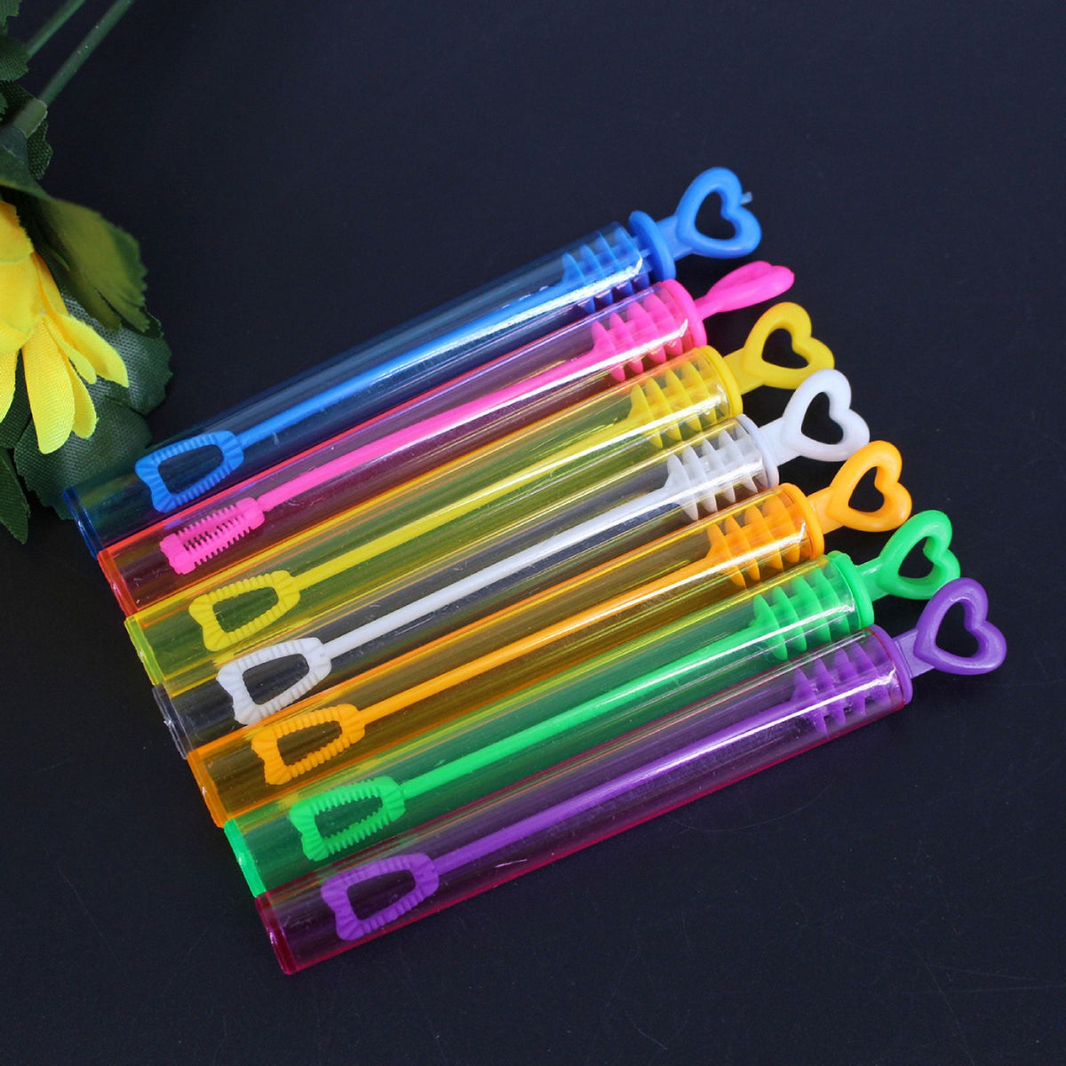 12Pcs Star Heart Shape Bubble Wands Toys A759141