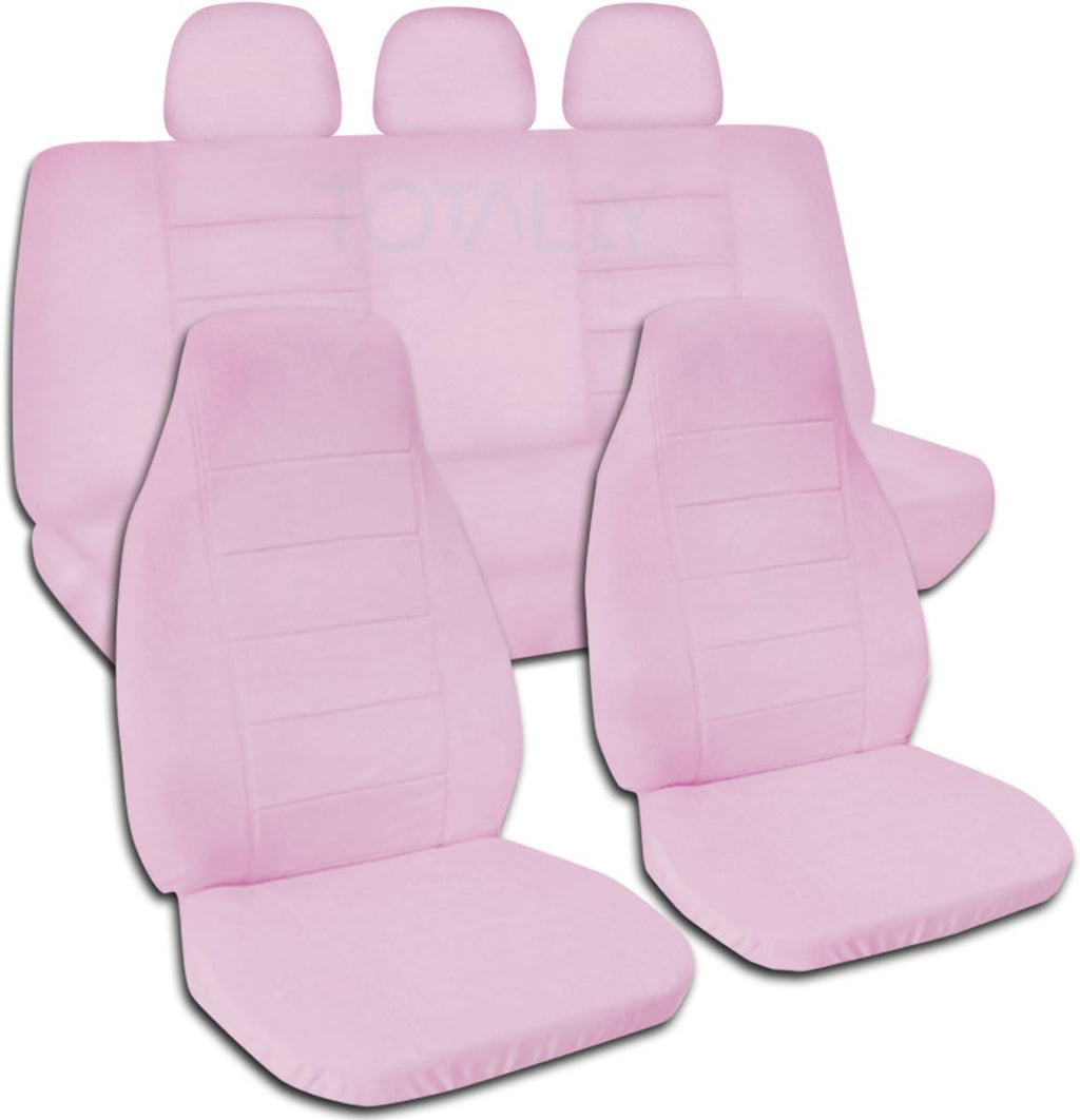 Pink Semi-Custom Fit Full Set Car Seat Covers X97119