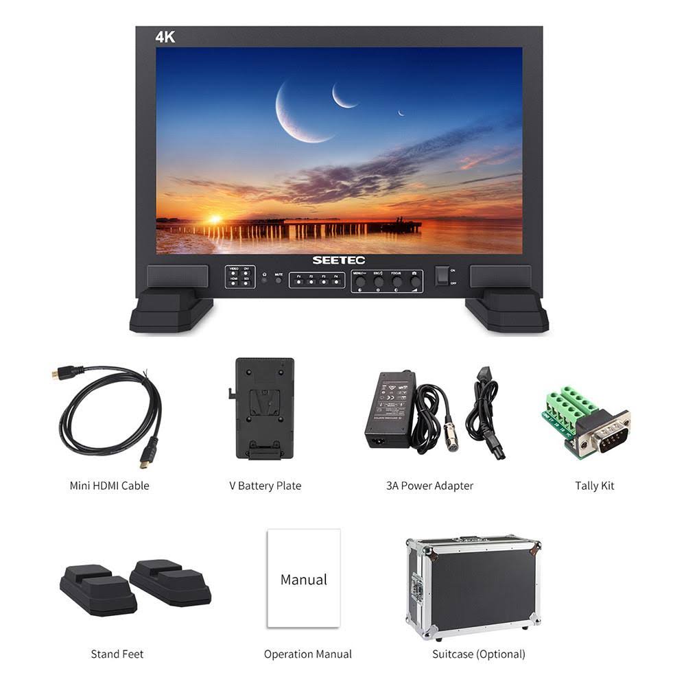 17.3x22 Full HD 3G-SDI 4K HDMI Broadcast Studio Monitor V602