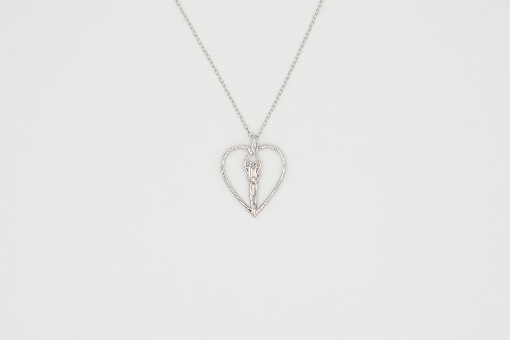 Sapphire Heart Necklace C4250