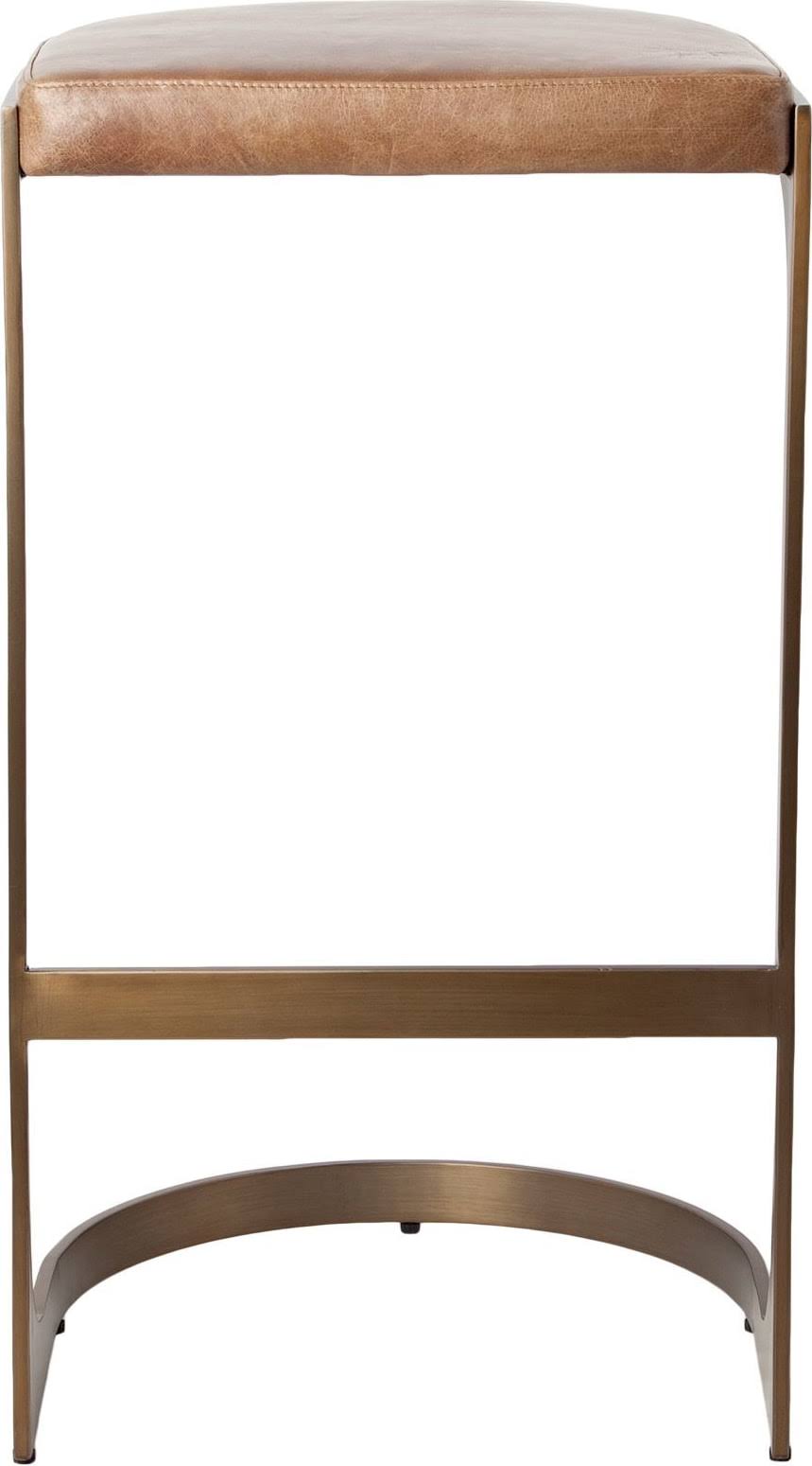 Brown Metal Bar Stool E564384