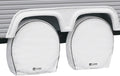 White RV & Trailer Wheel Cover, 4-Pack, For 18" - 21" diameter tires Q553