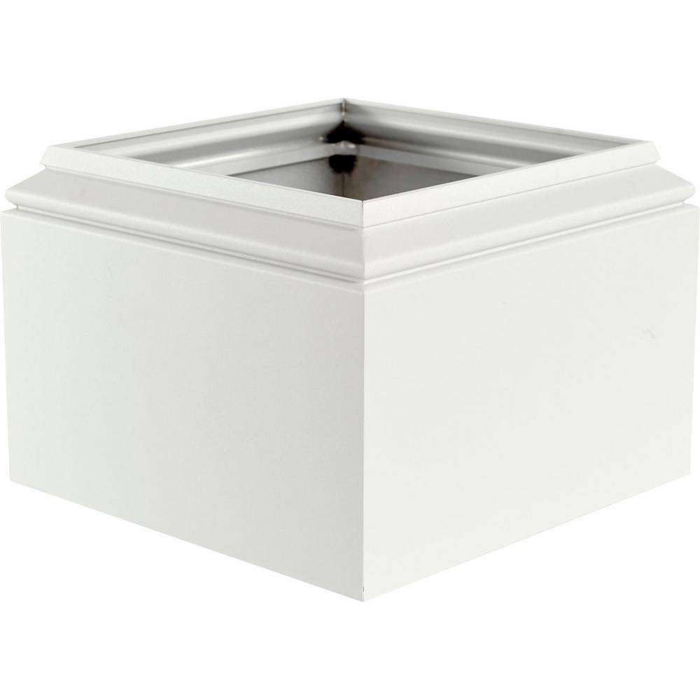 9 in. Aluminum Clay Finish Column Capital and Base C152393