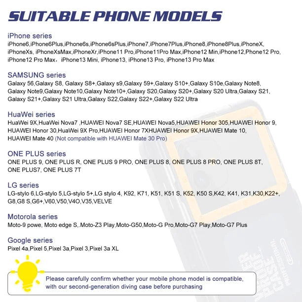 Waterproof Protective Case for Phones Up to 6.9 Inch V77977