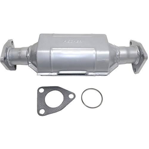 Silver Powder-Coated Catalytic Converter with Heat Shield U183