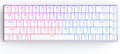 White 68 Keys Hot Swappable Mechanical Keyboard G5301