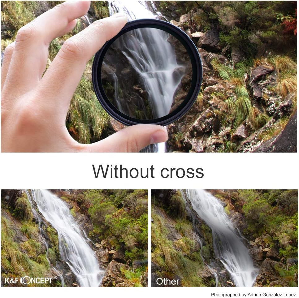 46mm Variable ND Filter ND2-ND32 Camera Lens Filter with 28 Multi-Layer Coatings Pack of 2 B8152