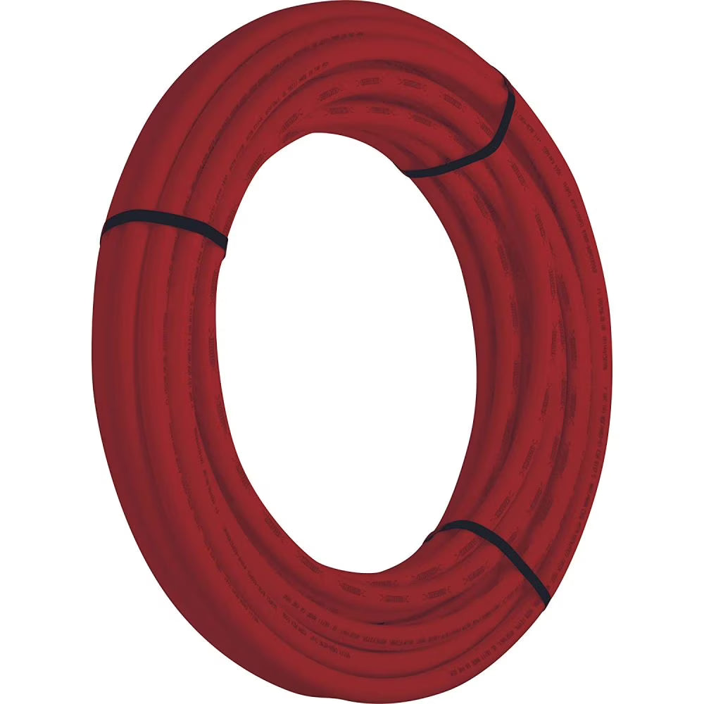 3/4" X 50' Red Polyethylene Pex Coil Tubing B309189