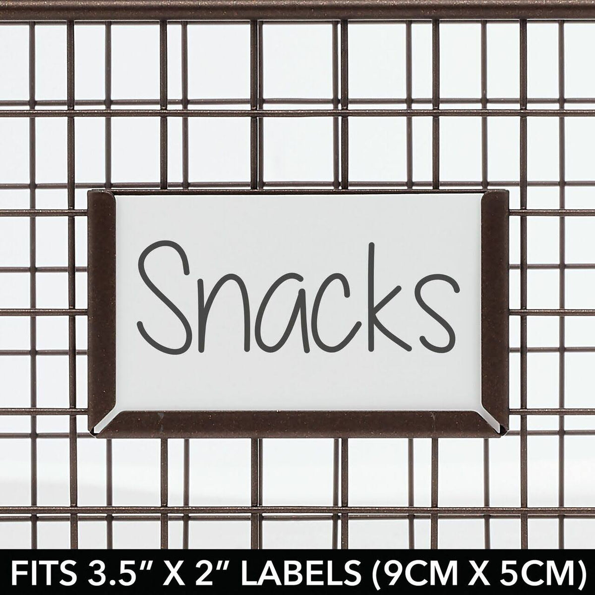 Black 4 Pack Metal Food Storage Basket J376238