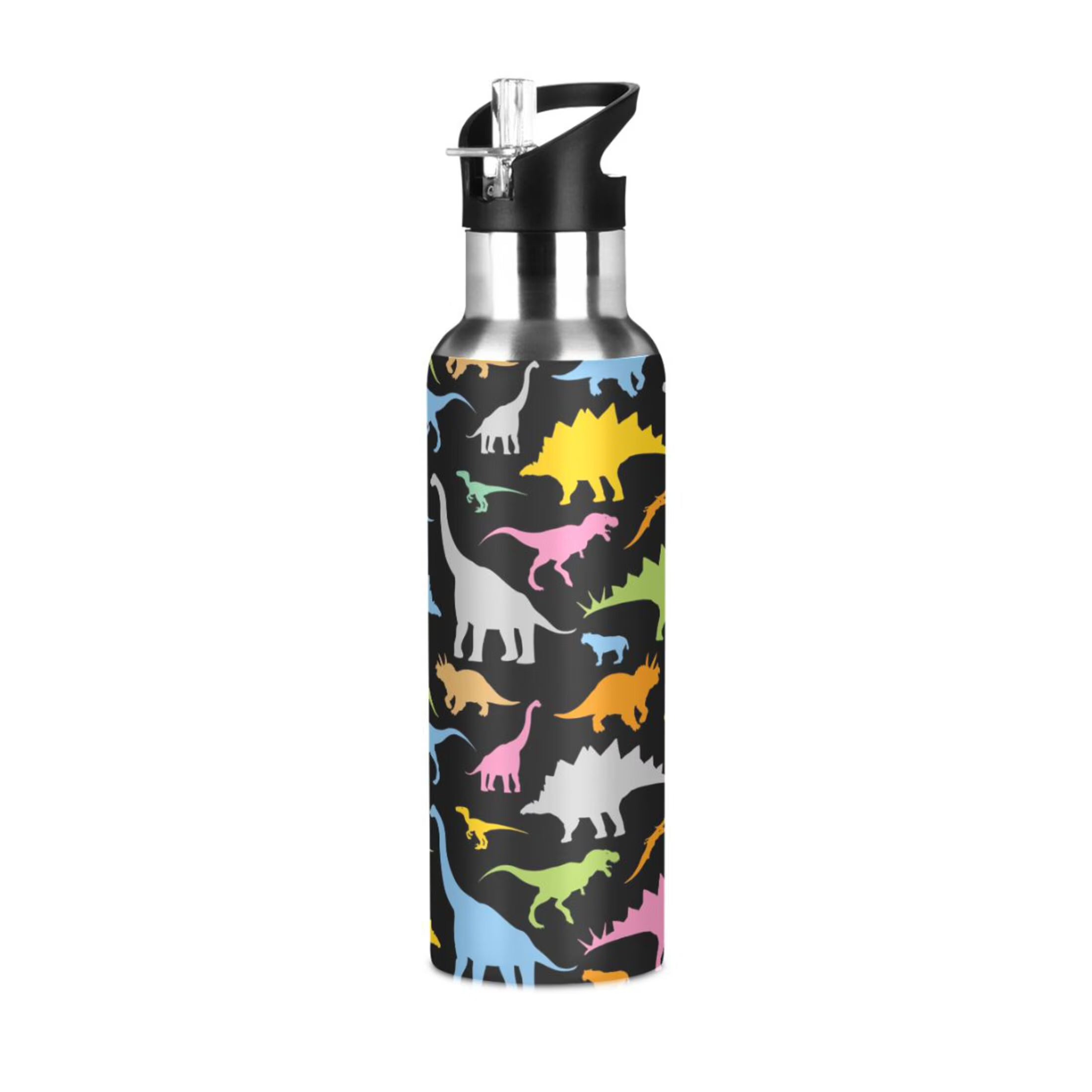 Stainless Steel Vacuum Insulated Water Bottle with Straw Lid 20 OZ W3179