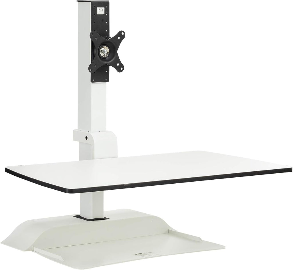 White Electric Sit/Stand Desk Converter A696138