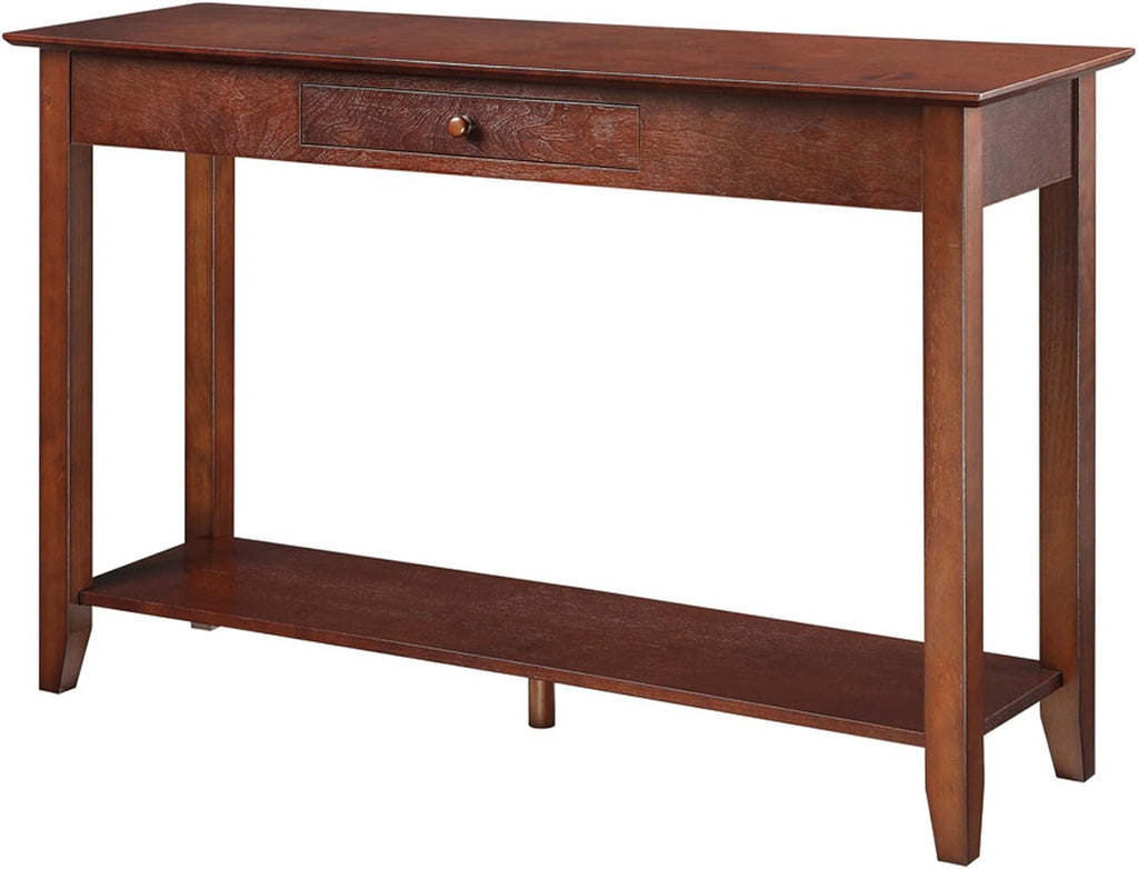 Cherry Console Table with Drawer R784743
