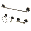 Antique Brass 4-Piece Bathroom Accessory Set X36679