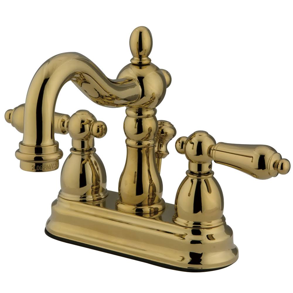Polished Brass Centerset Lavatory Faucet J578