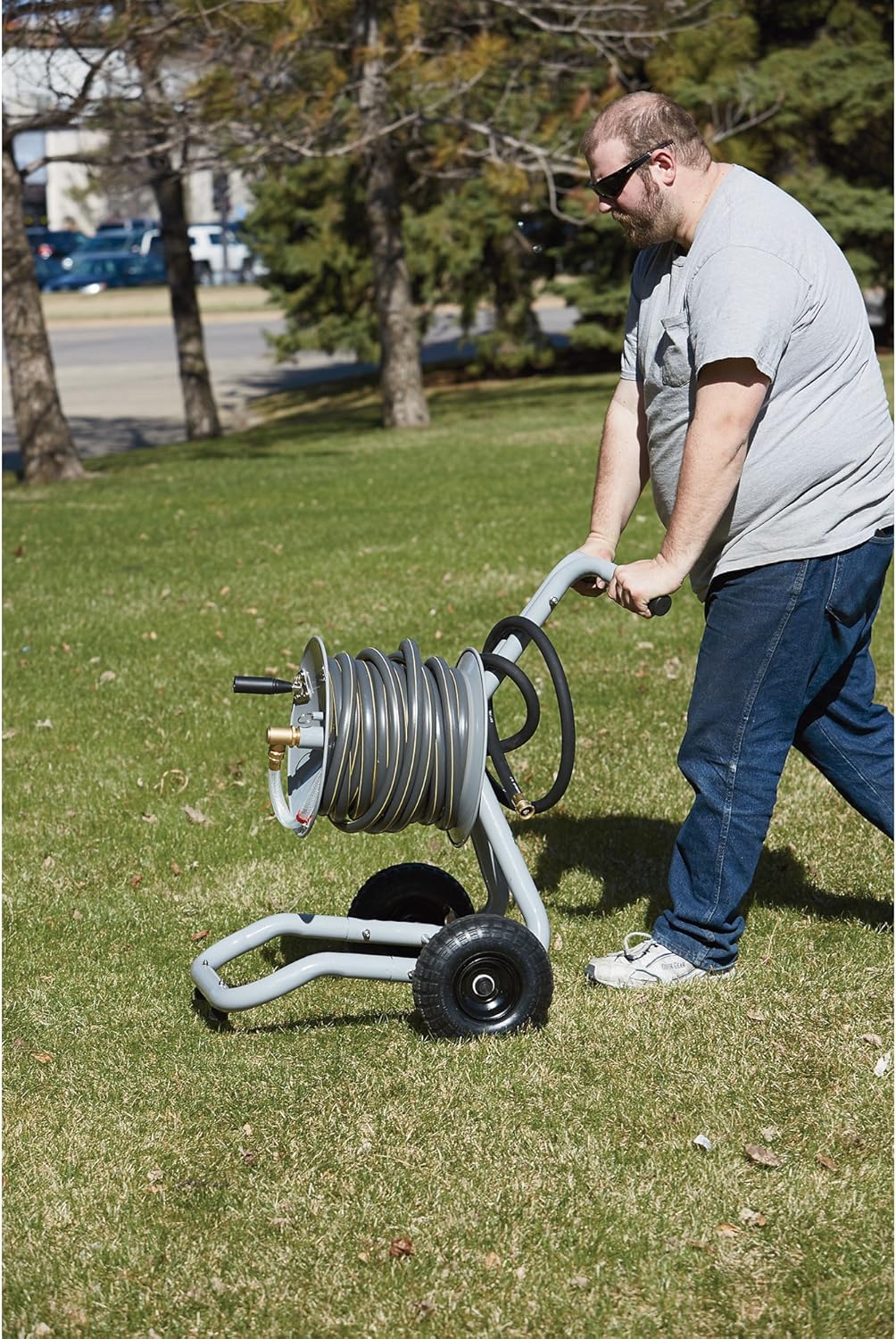 Garden Hose Reel Cart F390612