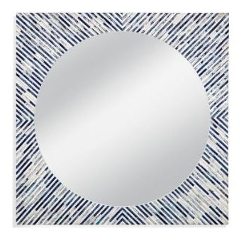 Bone Sunburst Wall Mirror B446