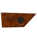 24/36VDC Woodgrain Acrylic Boat Trolling Motor Plug Panel U877