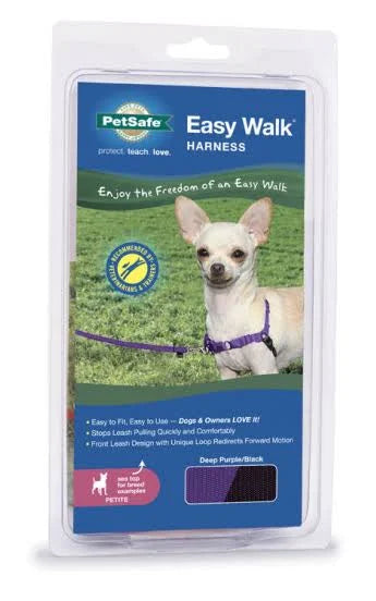 Deep Purple & Black Dog Harness T138
