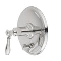 Satin Nickel Tub and Shower Diverter Plate with Handle H148