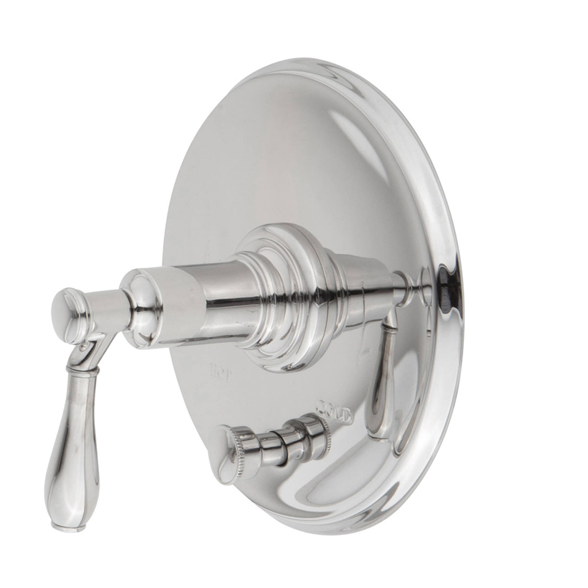 Satin Nickel Tub and Shower Diverter Plate with Handle H148