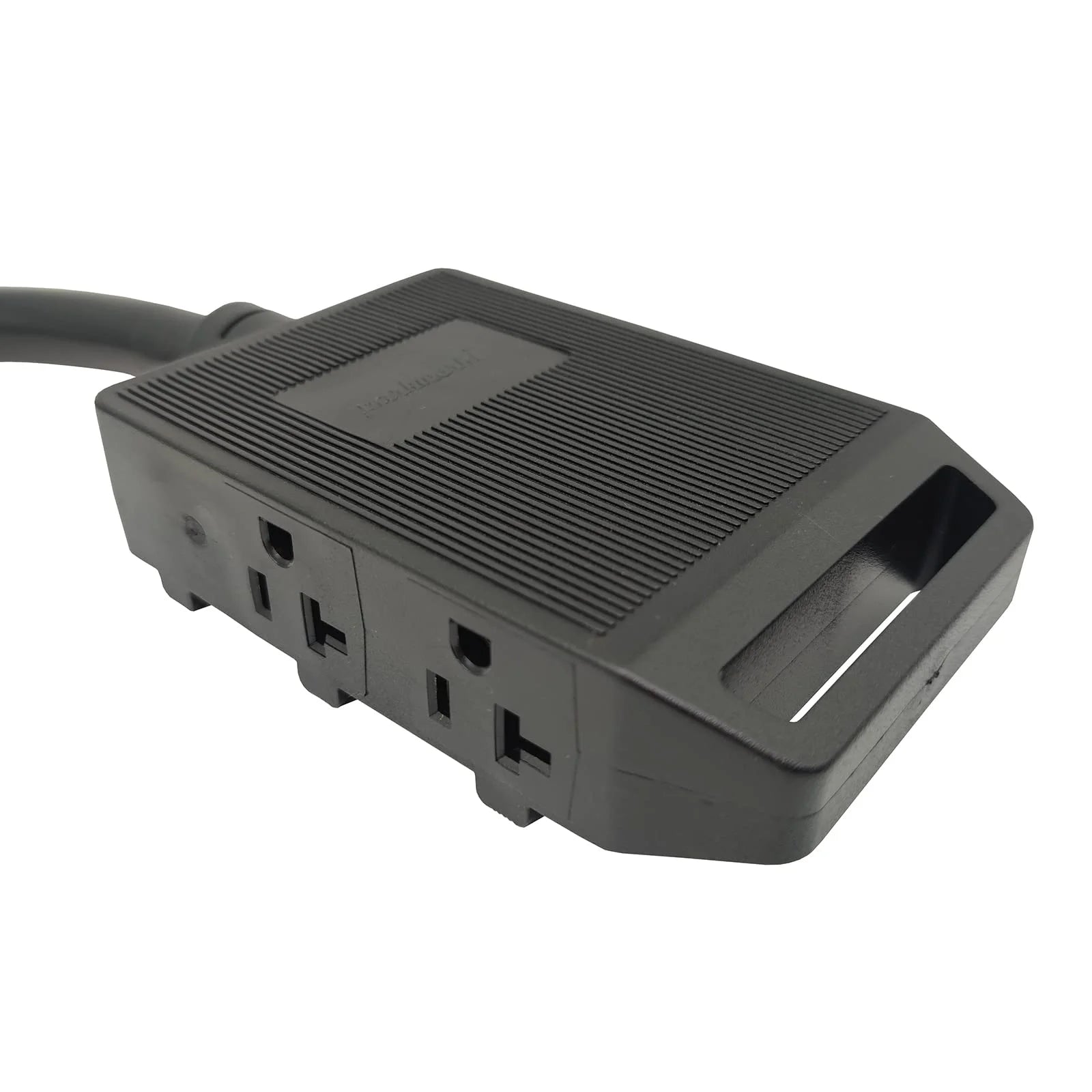 Dryer 30A to 20A Adapter Cord NEMA 14-30P Male 4-prong Plug to 5-20R T-Blade 5-15R Four Outlets Female with Two 20amp Circuit Breaker J81843