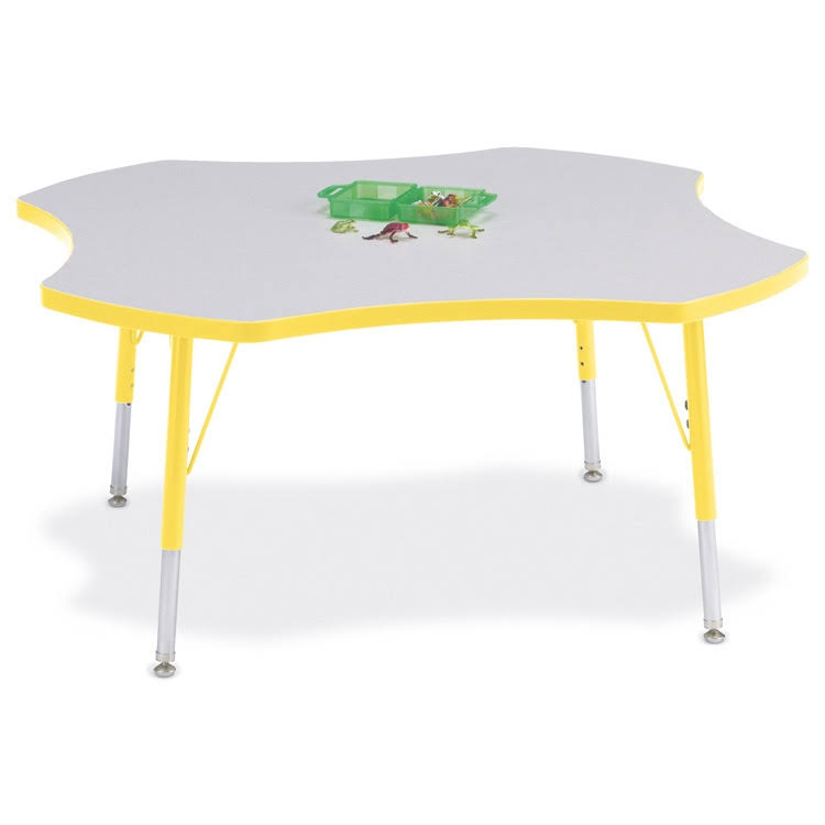 Blue and Black Four Leaf Activity Table V273