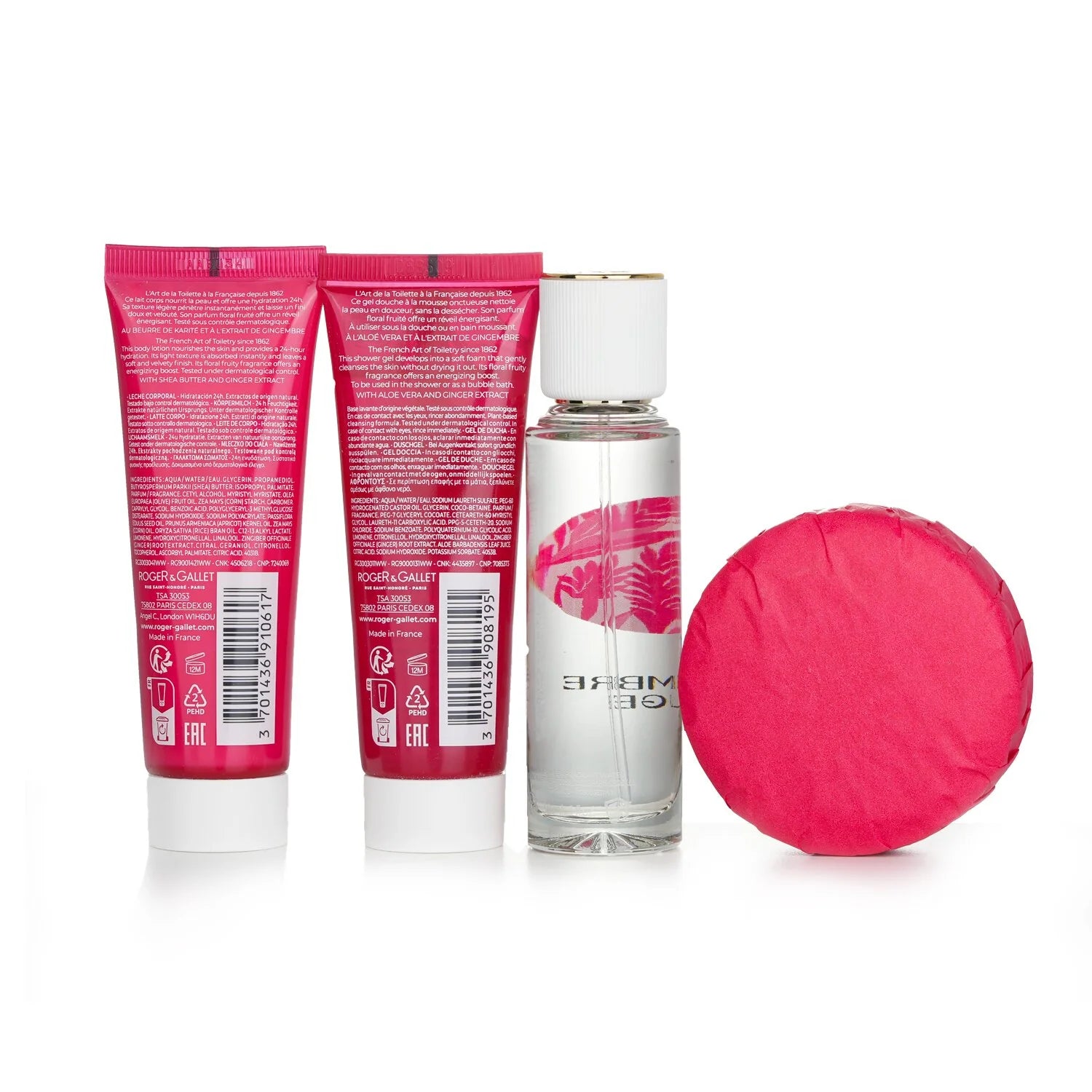 Roger & Gallet Gingembre Rouge Coffret 4pcs I42224