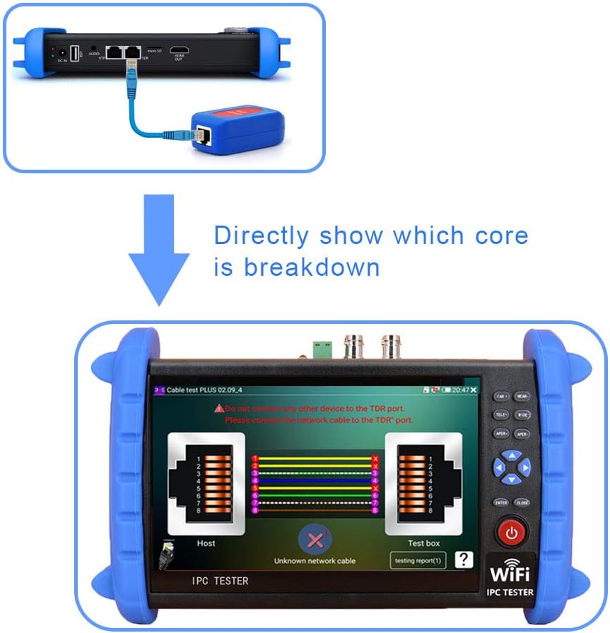 7 Inch IP Camera Tester Monitor B768