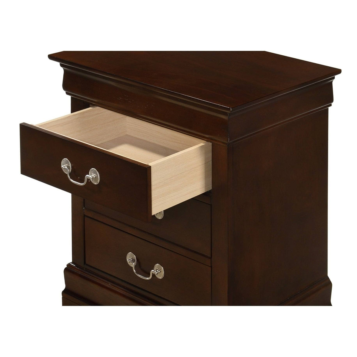 Cappuccino 3-Drawer Nightstand D759522