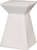 White Upright Stool Z951574