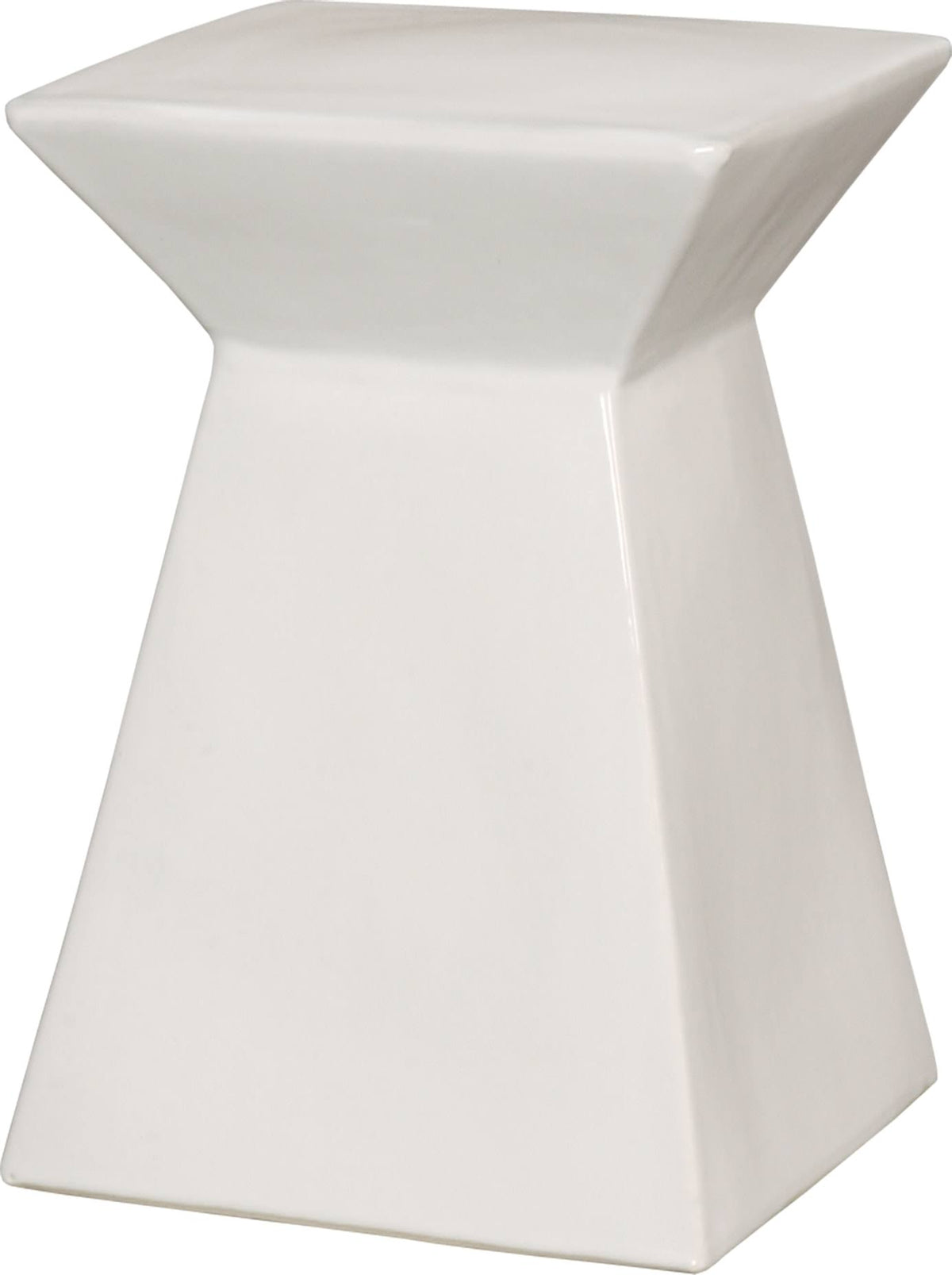 White Upright Stool Z951574