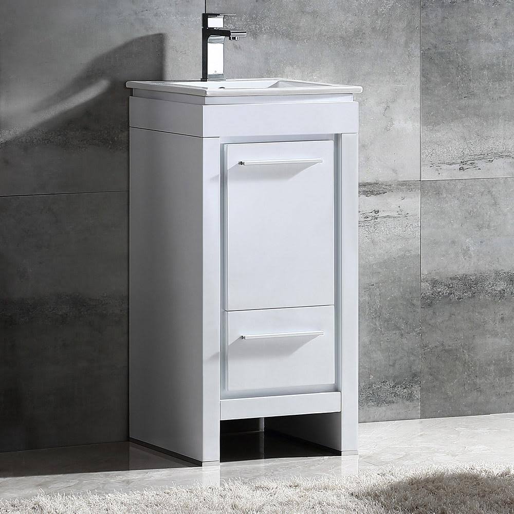 Gray Oak Bathroom Cabinet with Sink C4582