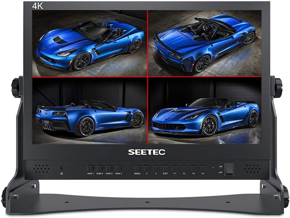 15.6 4 HDMI Input Output Quad Split Display Monitor G2590