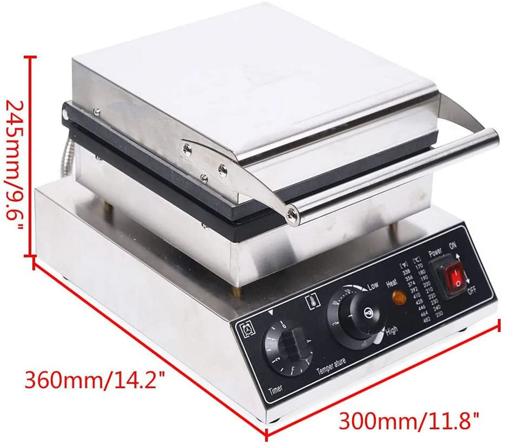 2000W Nonstick 4PCs Commercial Waffle Maker M29643