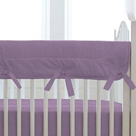 Solid White Crib Rail Cover P662399