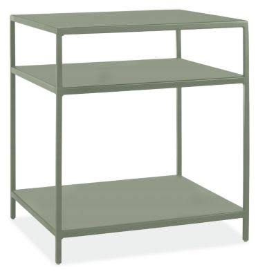 Slim End Table with Shelves E102