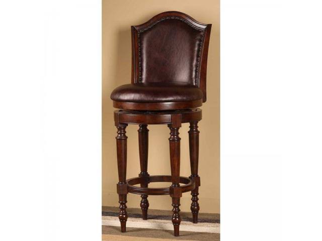 Brown Cherry Swivel Counter Stool H881909