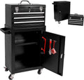 Large Capacity Rolling Lockable Tool Chest with 3 Drawers Z547