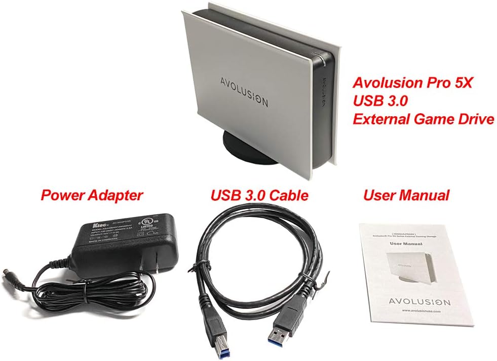 2TB USB 3.0 External Hard Drive White Pack of 2 S1687
