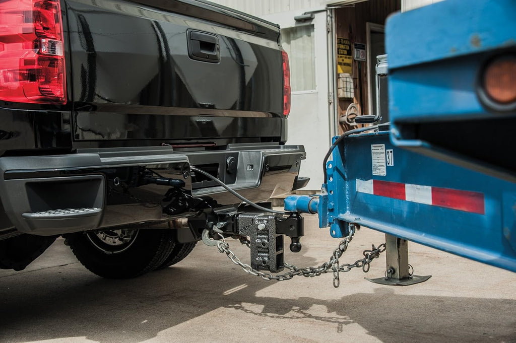 Drop Hitch 2.5" Receiver Class V 21K Towing Hitch with Dual Hitch Ball, Pintle Lock & 2 Hitch (6" Drop 2.5") V460946