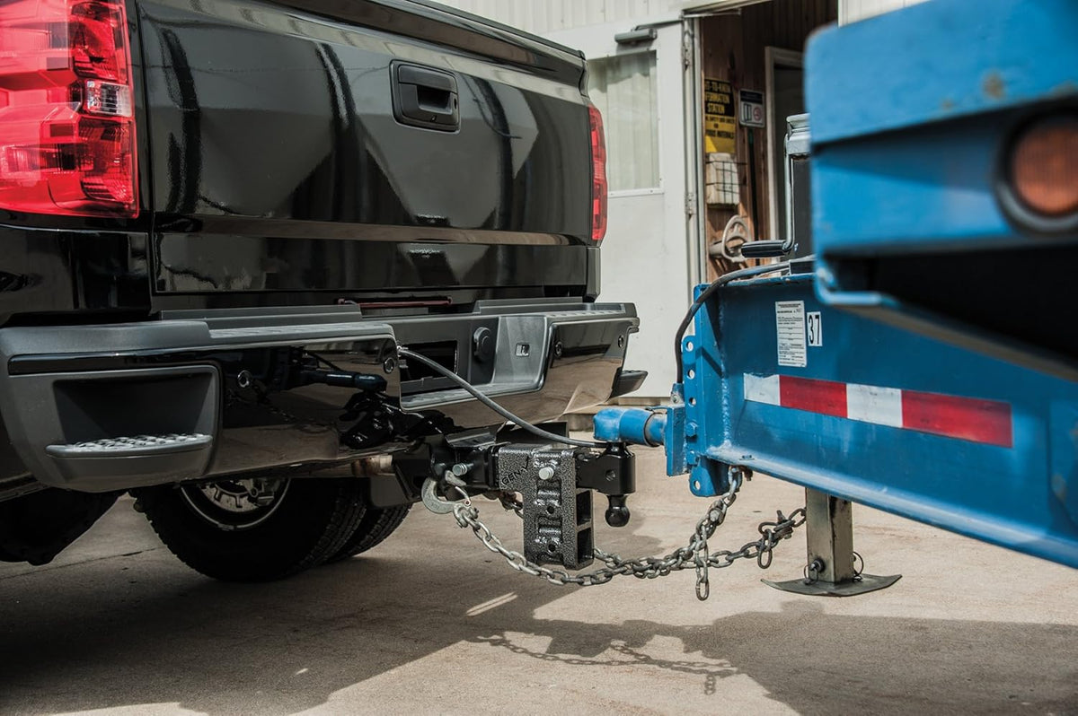 Drop Hitch 2.5" Receiver Class V 21K Towing Hitch with Dual Hitch Ball, Pintle Lock & 2 Hitch (6" Drop 2.5") V460946