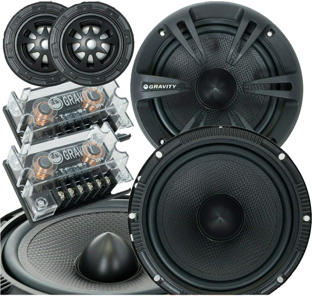 6.5-Inch 2-Way Car Audio Component Speakers System Pack of 2 G6201
