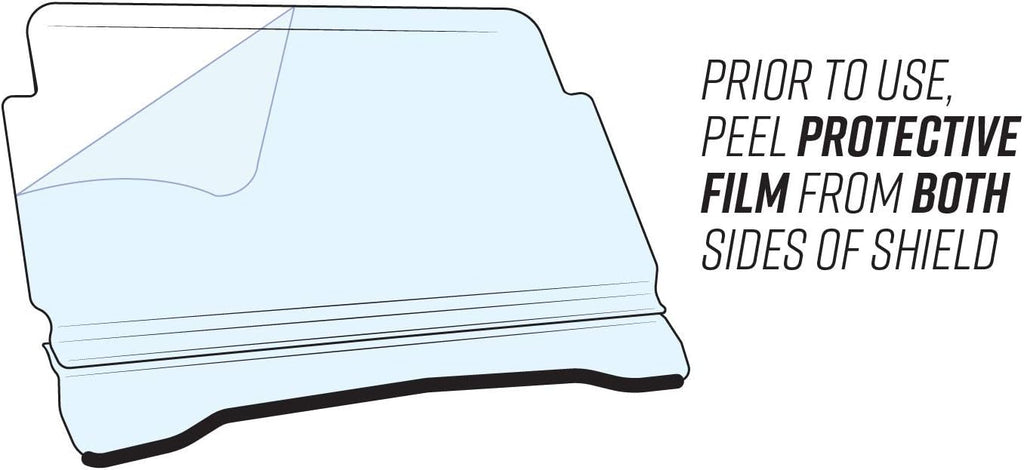 1/4" Polycarbonate Full Rear Windshield for 4 Seater S338