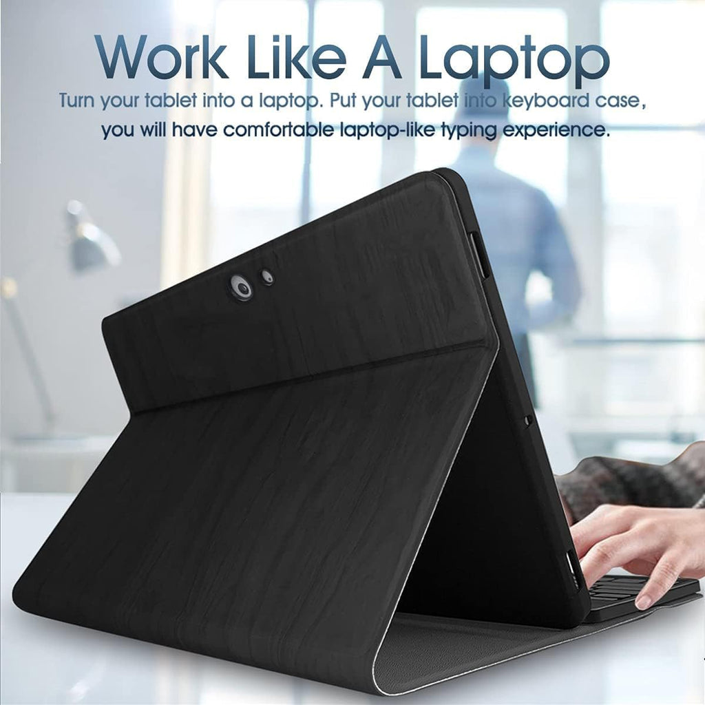 Backlit Keyboard Case for Surface Go 3 / Surface Go 2 / Surface Go Tablet, 7 Colors Backlight Magnetic Detachable Wireless Keyboard with PU Cover Case Pack of 2 J903891