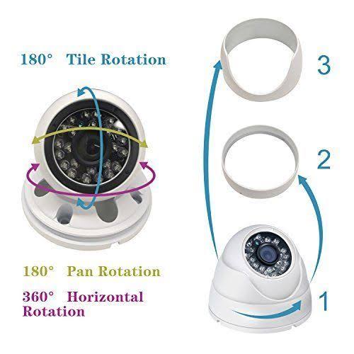 Analog CCTV Dome Camera HD 1080p 4-in-1 2.8mm-12mm Varifocal Lens Z21562