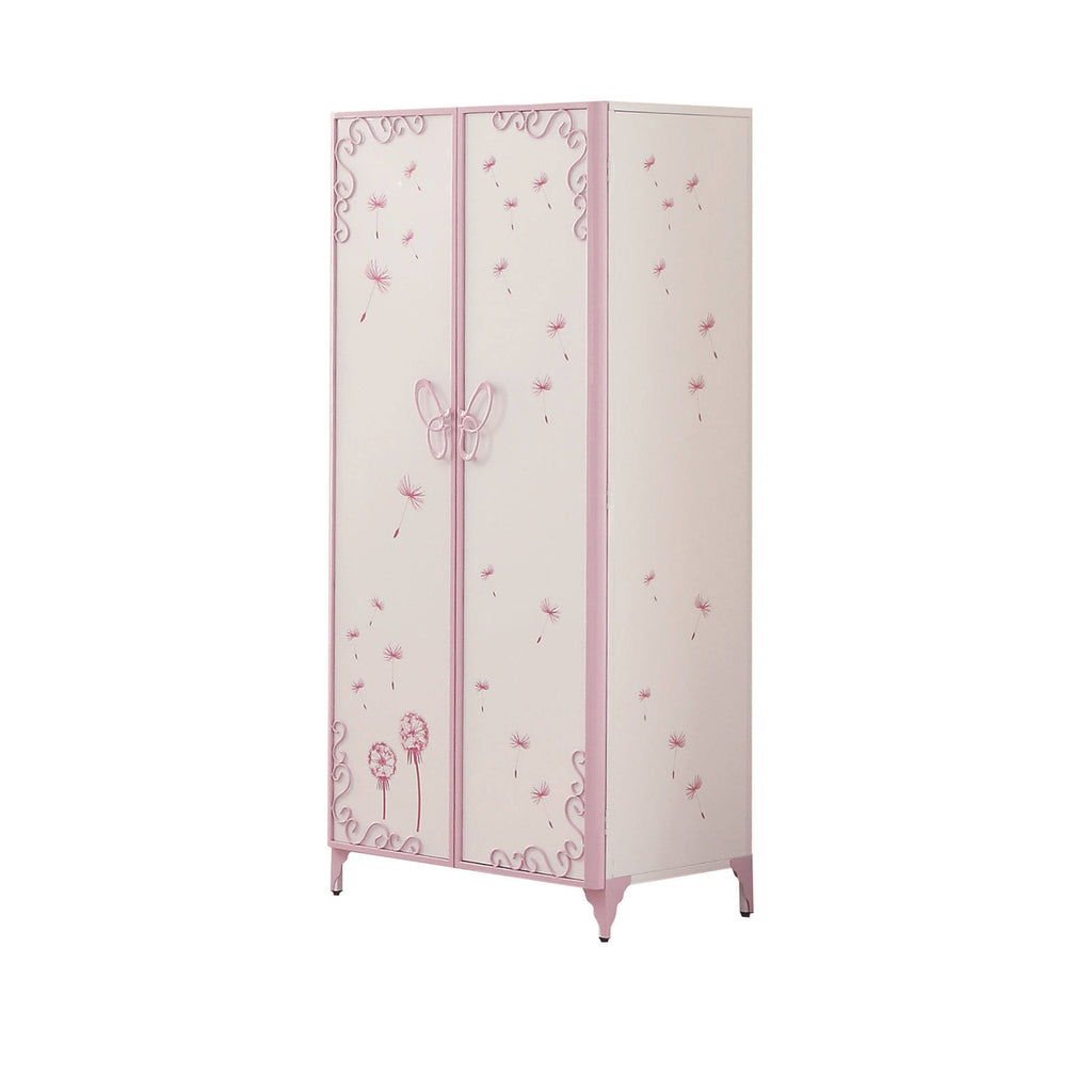 White & Light Purple Armoire P931